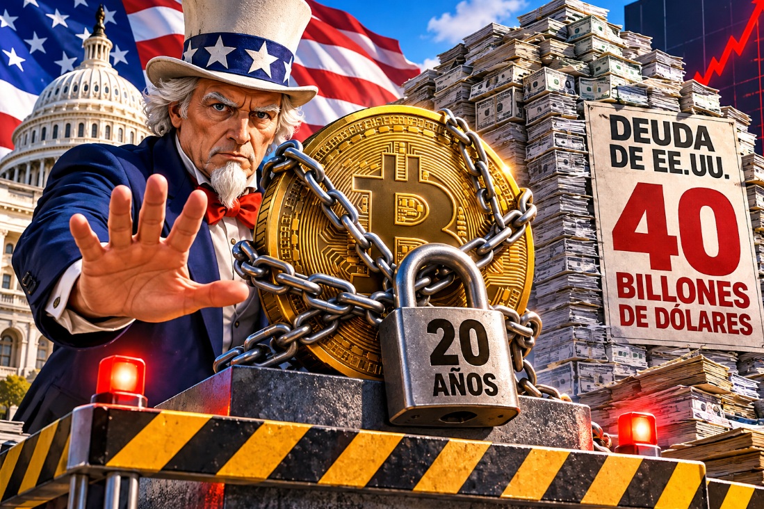 هل ستحظر الولايات المتحدة البيتكوين لمدة 20 عامًا على خلفية دين يتجاوز 40 تريليون دولار؟